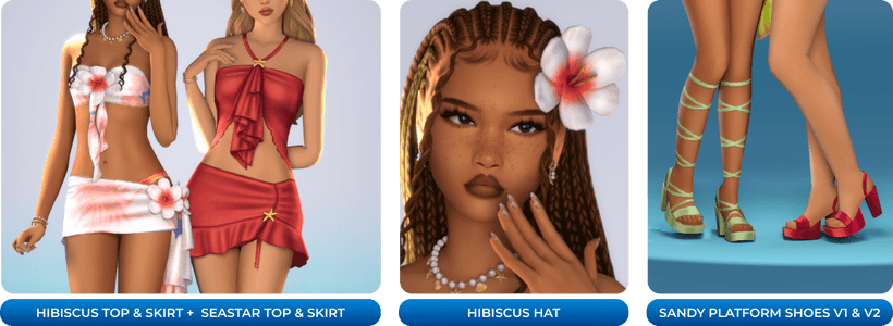 Галерея мода Сет одежды Coral Set #1